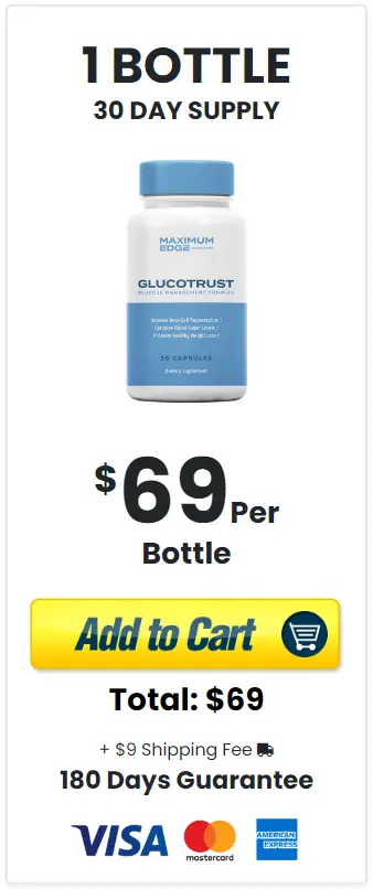 GlucoTrust 1 bottle 